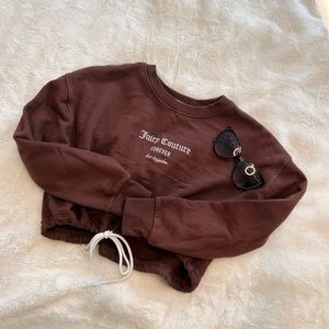 Brown Juicy Couture Crewneck